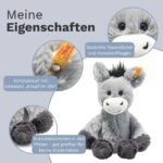 Steiff Kuscheltier Dinkieüßes Stofftier mit Kunststoffaugen, Kinder, Jungen & Mädchen, Friends, Plüschtier 20 cm – Bild 4