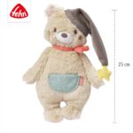 Fehn Kuscheltiero – Weicher Teddybär für Neugeborene als Einschlafhilfe - Stofftier zum Greifen, Fühlen – Bild 3