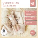 Bieco Kuscheltier Reh Ella mitassel | Baby Kuscheltier ab 0 Monate Stofftier Baby Plüschtier Reh rentier – Bild 7