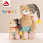 Fehn Kuscheltiero – Weicher Teddybär für Neugeborene als Einschlafhilfe - Stofftier zum Greifen, Fühlen – Bild 2