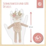 Bieco Kuscheltier Reh Ella mitassel | Baby Kuscheltier ab 0 Monate Stofftier Baby Plüschtier Reh rentier – Bild 5